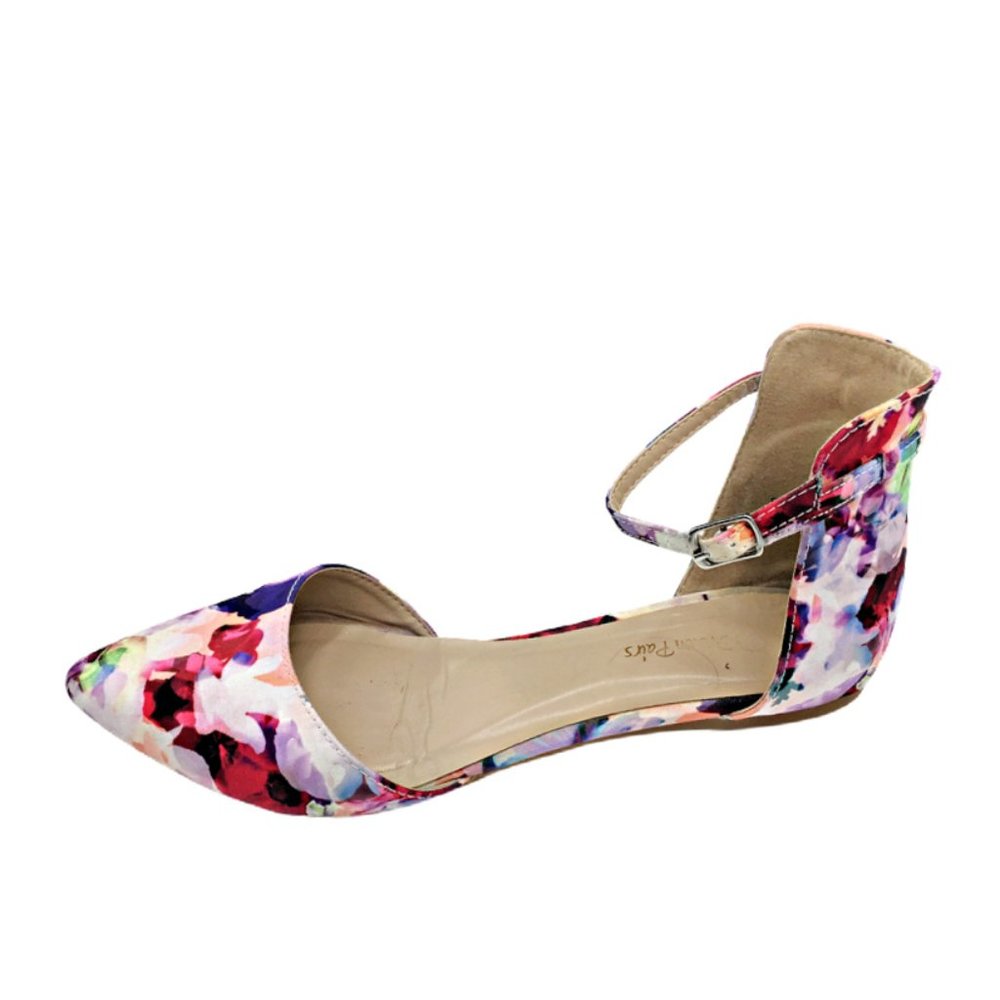 Dream Pairs Floral Flat 8.5M - Picture 1 of 4